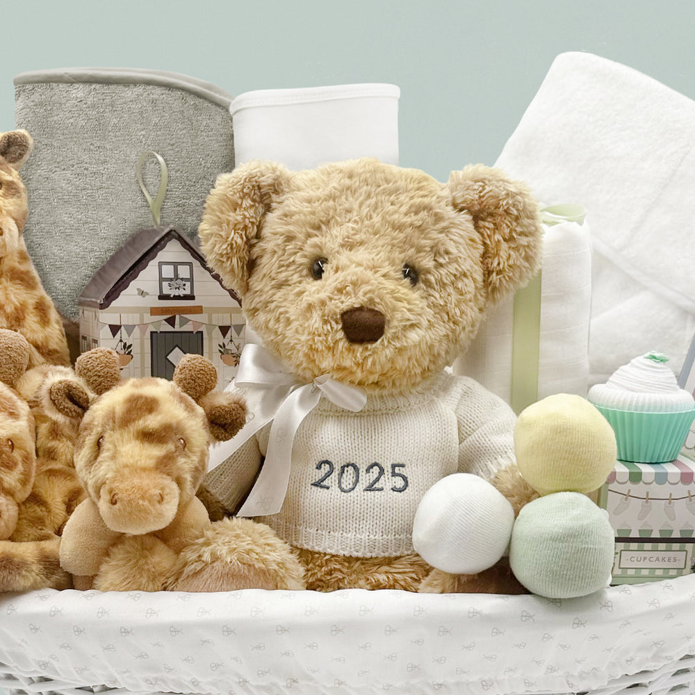 Personalised My First Year Giraffe New Baby Gift Hamper