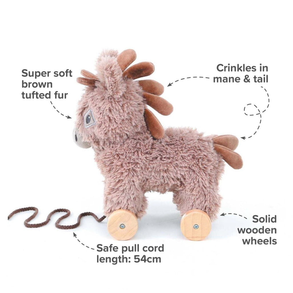Norbert Donkey Pull Along Toy
