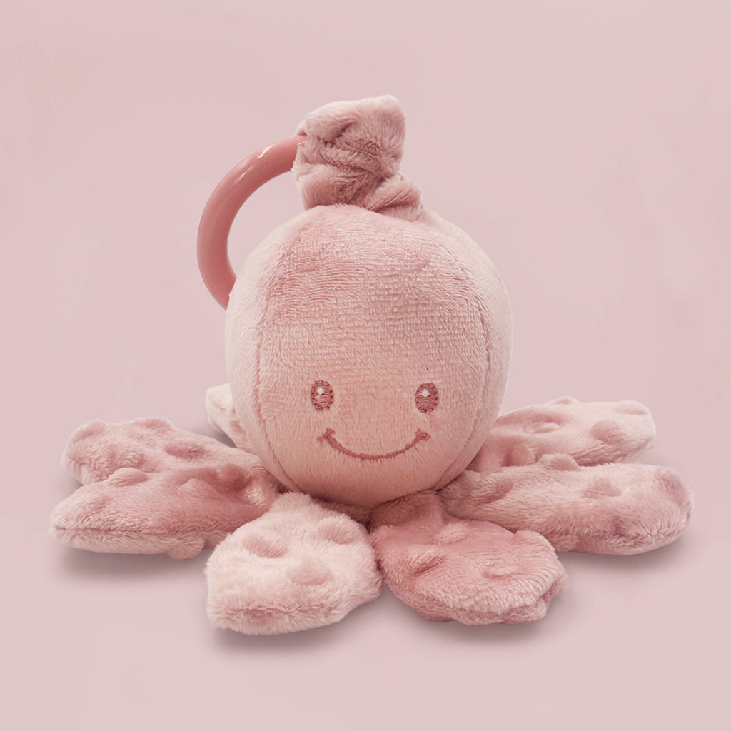 Nattou Vibrating Octopus Pram Toy, Pink