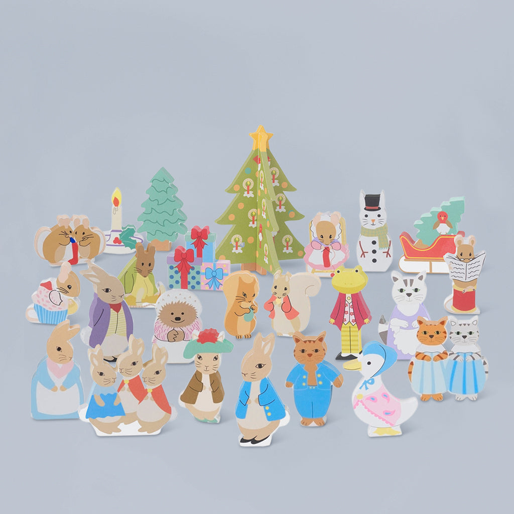 Peter Rabbit Wooden Advent Calendar Pieces 