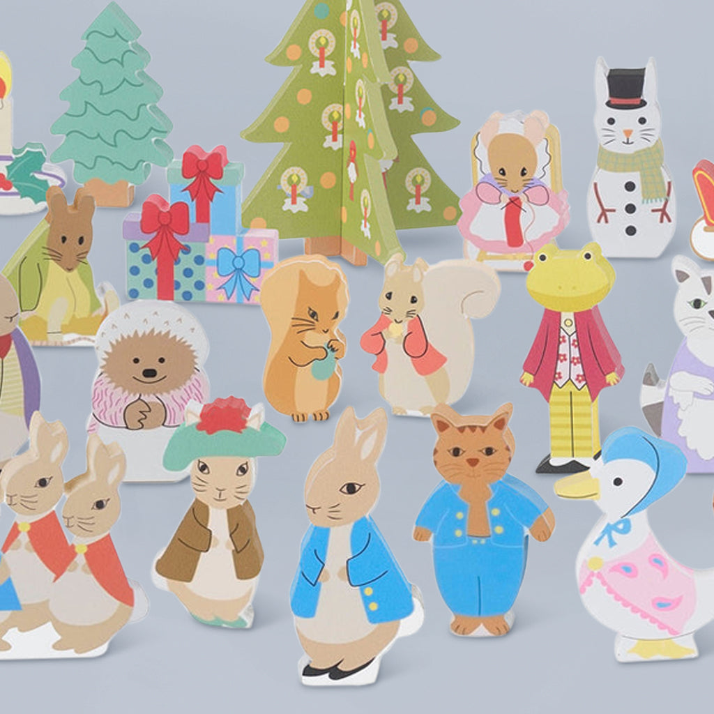 Peter Rabbit Wooden Advent Calendar Pieces 