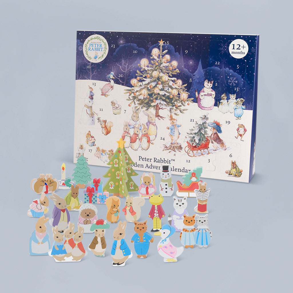 Peter Rabbit Eco-Friendly Wooden Advent Calendar 