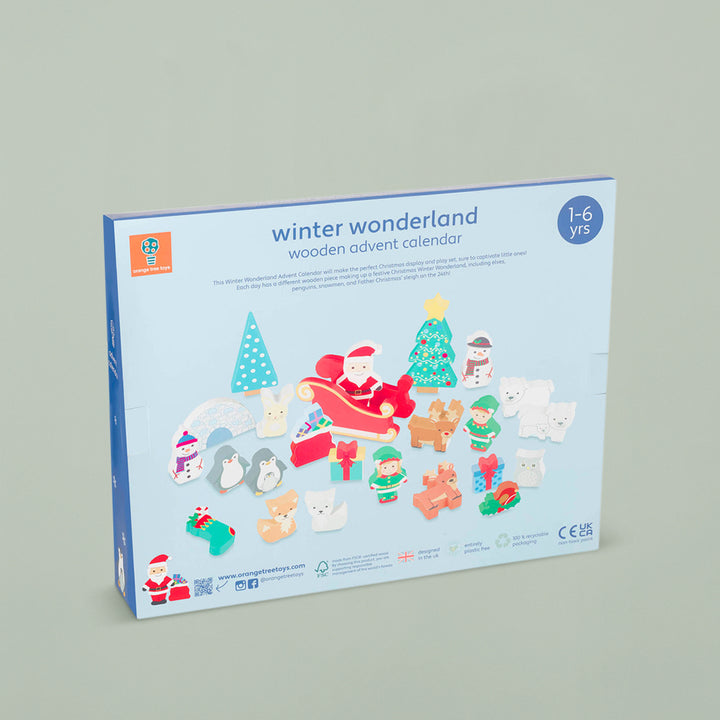 Orange Tree Toys Winter Wonderland Wooden Advent Calendar 