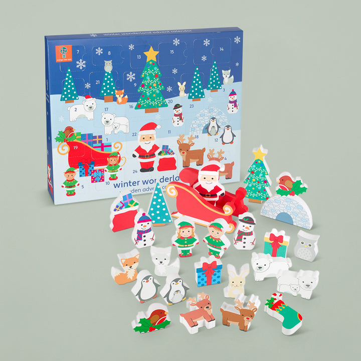 Winter Wonderland Wooden Advent Calendar 
