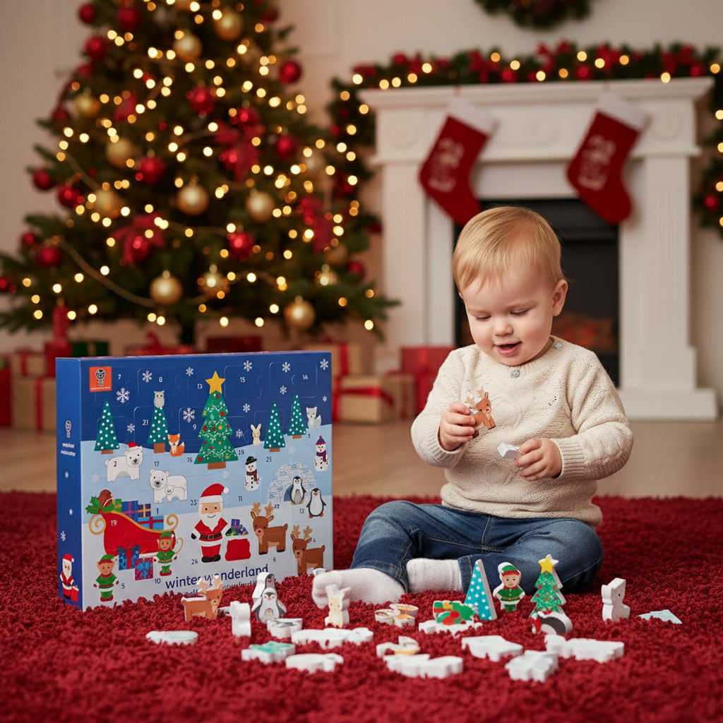 Wooden Winter Wonderland Advent Calendar by Orange Tree Toys
