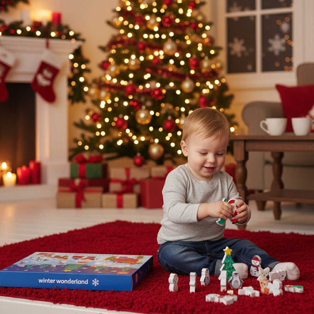 Winter Wonderland Wooden Advent Calendar