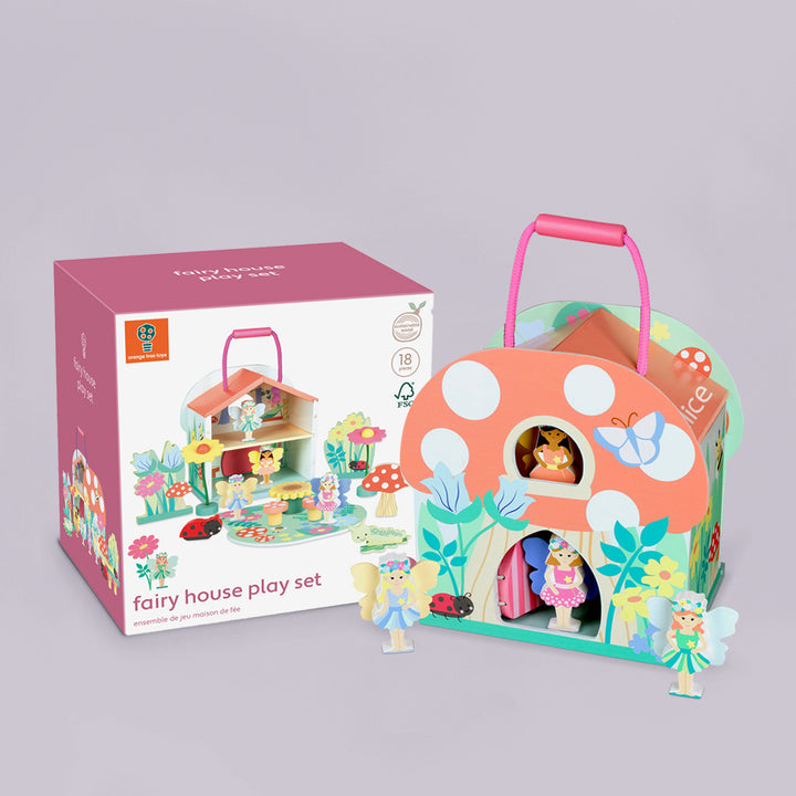 Personalised Wooden Fairy Play Set