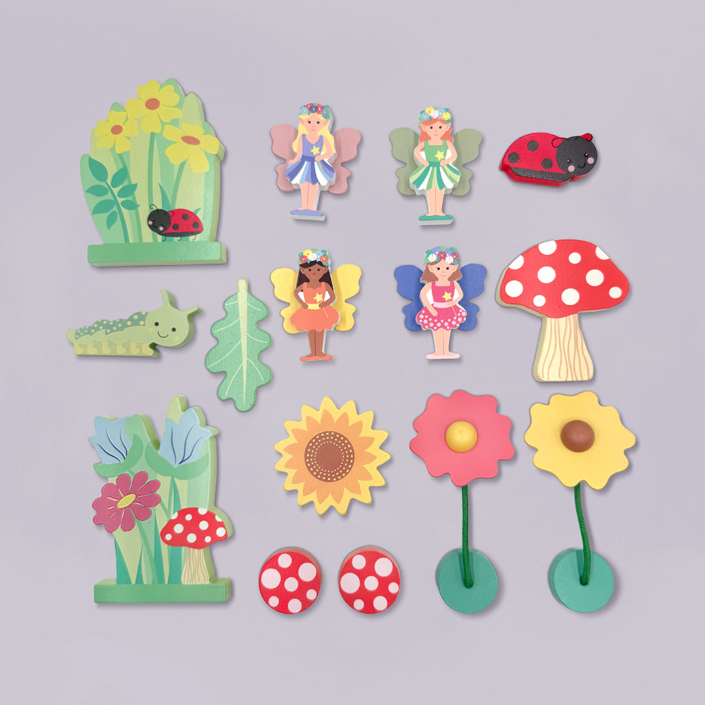 Wooden Fairy Play Set