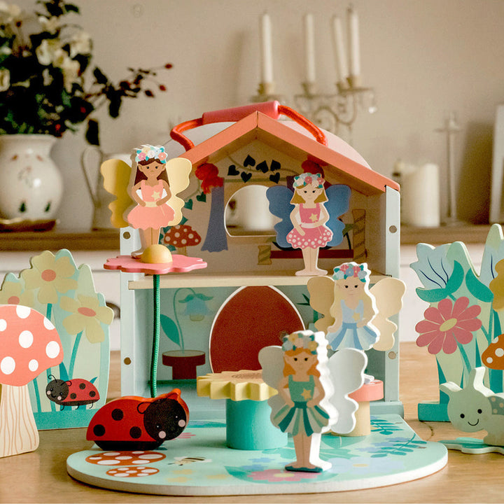 Personalised Wooden Fairy Play Set