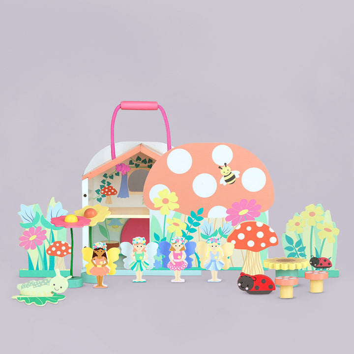 Children's Wooden Fairy Play Set