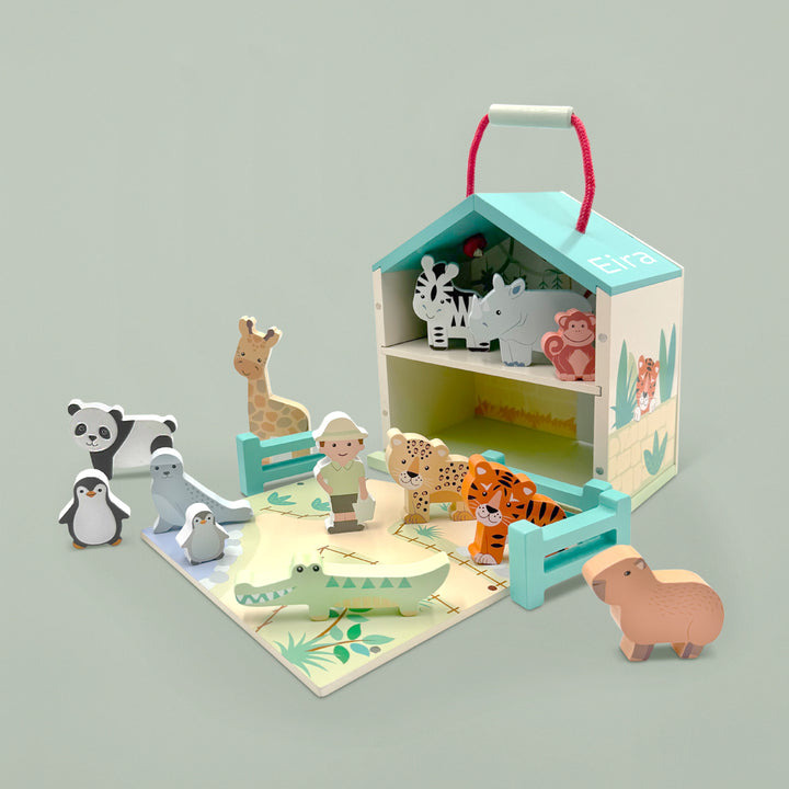 Personalised Zoo Play Set