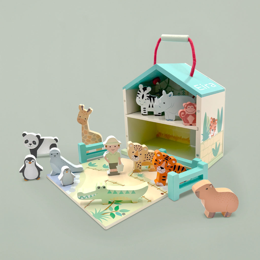 Personalised Zoo Play Set