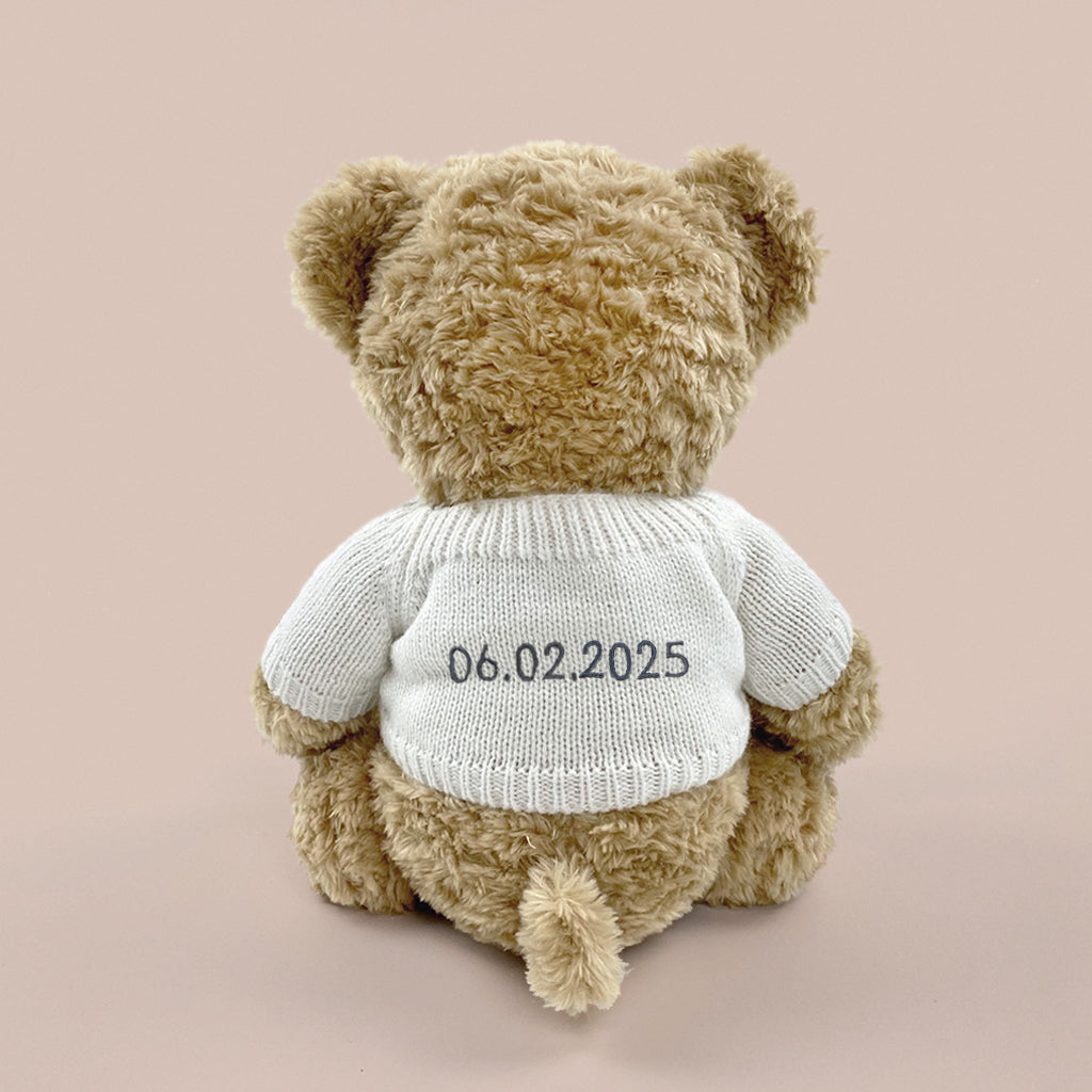 Luxury Baby Balloon and Personalised Bernard Bear