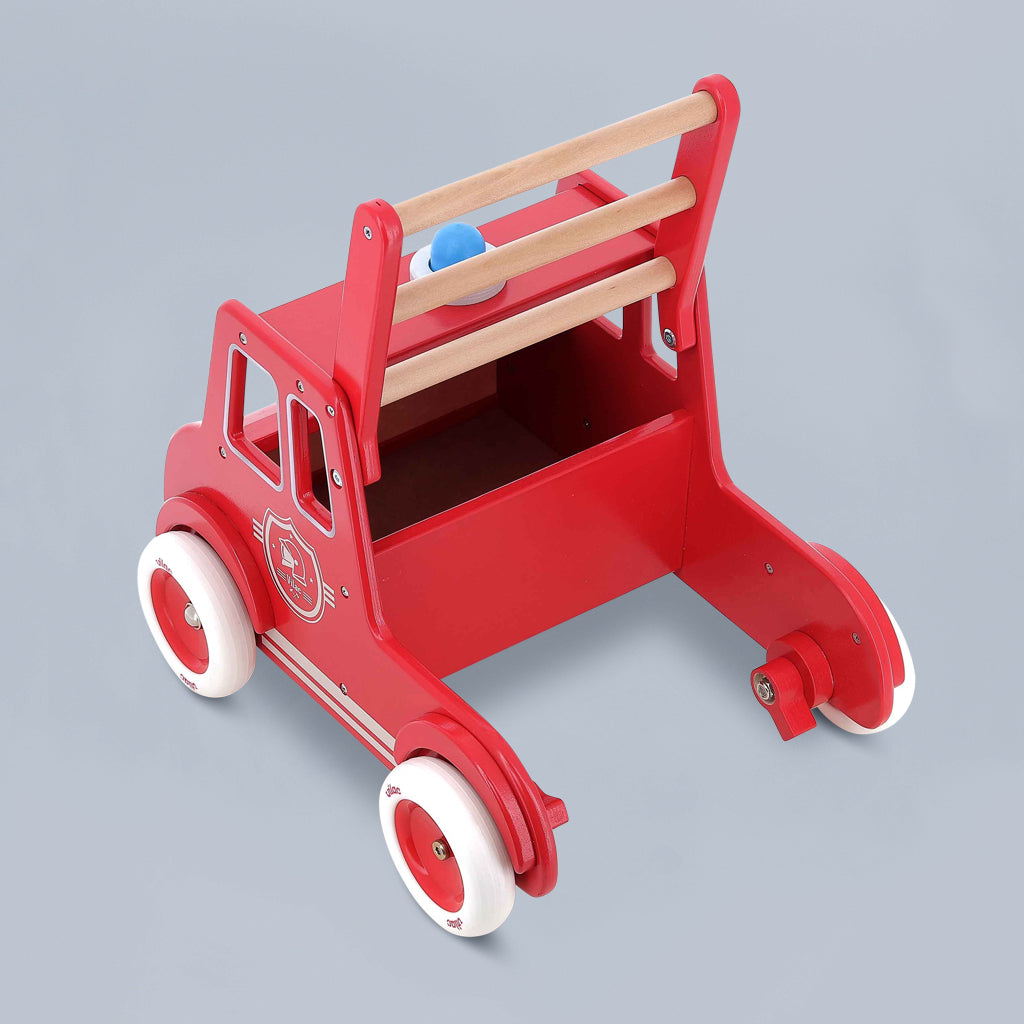 Vilac Wooden Fire Engine Baby Walker 