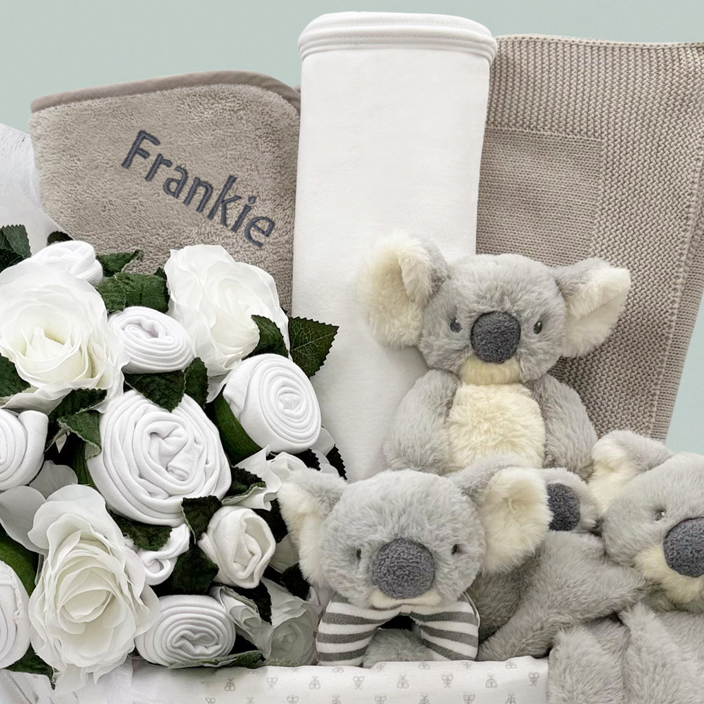 Three Little Koalas Luxury New Baby Hamper, Neutral