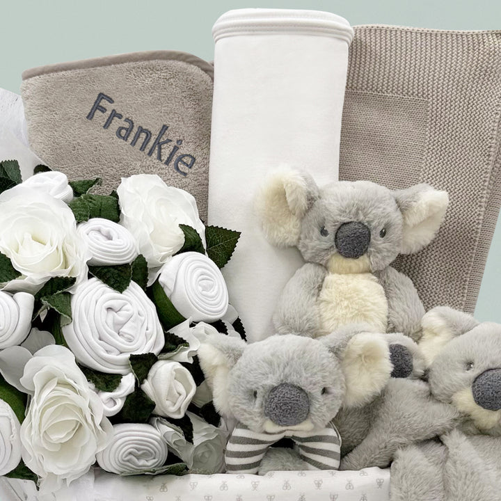 Three Little Koalas Luxury New Baby Hamper, Neutral