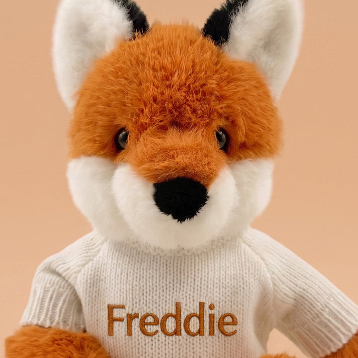 Personalised Felix Fox Soft Toy 20cm