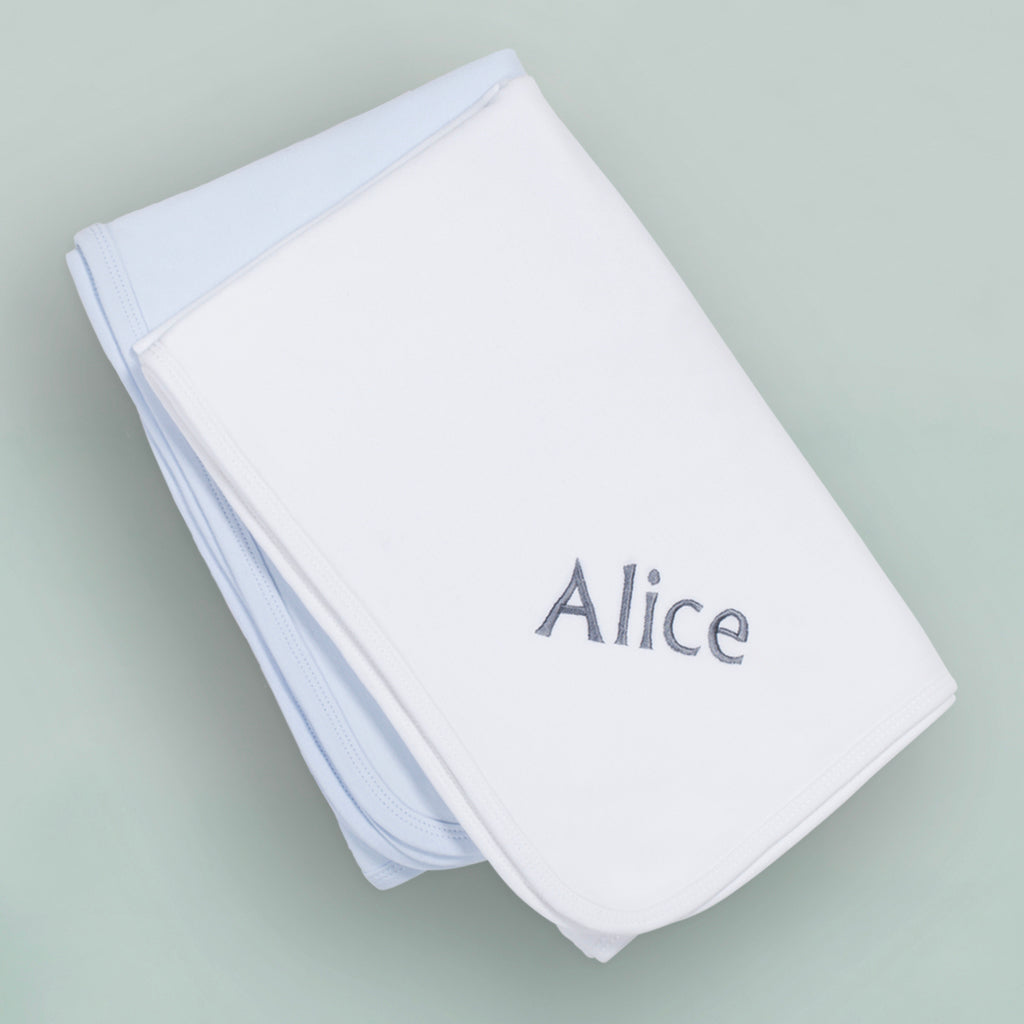 Personalised Esme Elephant Soft Toy With Snuggle Wrap and Book, White