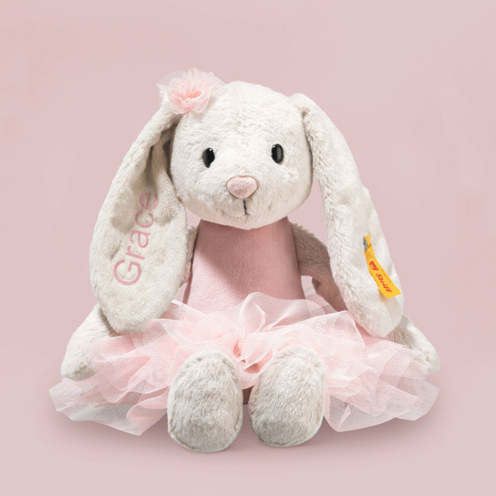 Personalised Steiff Hoppie Ballet Rabbit Soft Toy