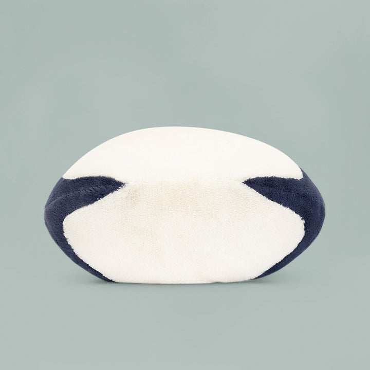 Jellycat Amuseable Sports Rugby Ball Soft Toy, Back