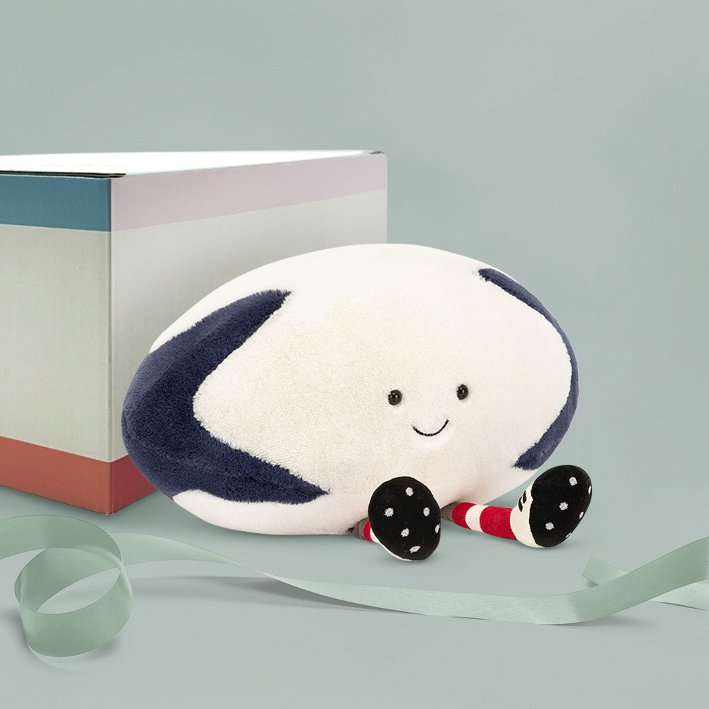 Jellycat Amuseable Sports Rugby Ball Soft Toy