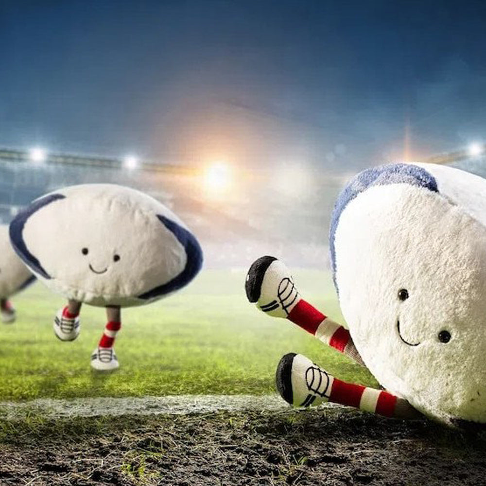 Jellycat Amuseable Sports Rugby Ball Soft Toy