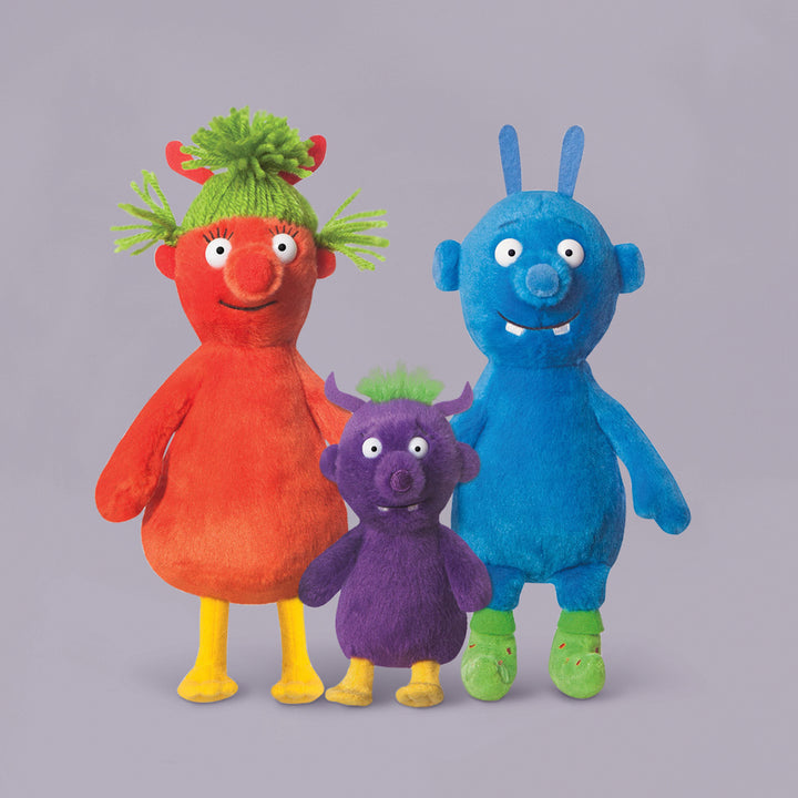 Bill, Janet and Baby Smed-Smoo Soft Toy Set from The Smeds and The Smoos