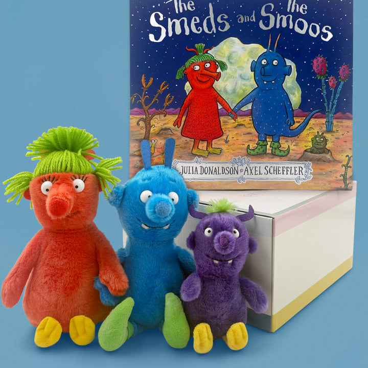 The Smeds and The Smoos Soft Toyb Trio with Storybook