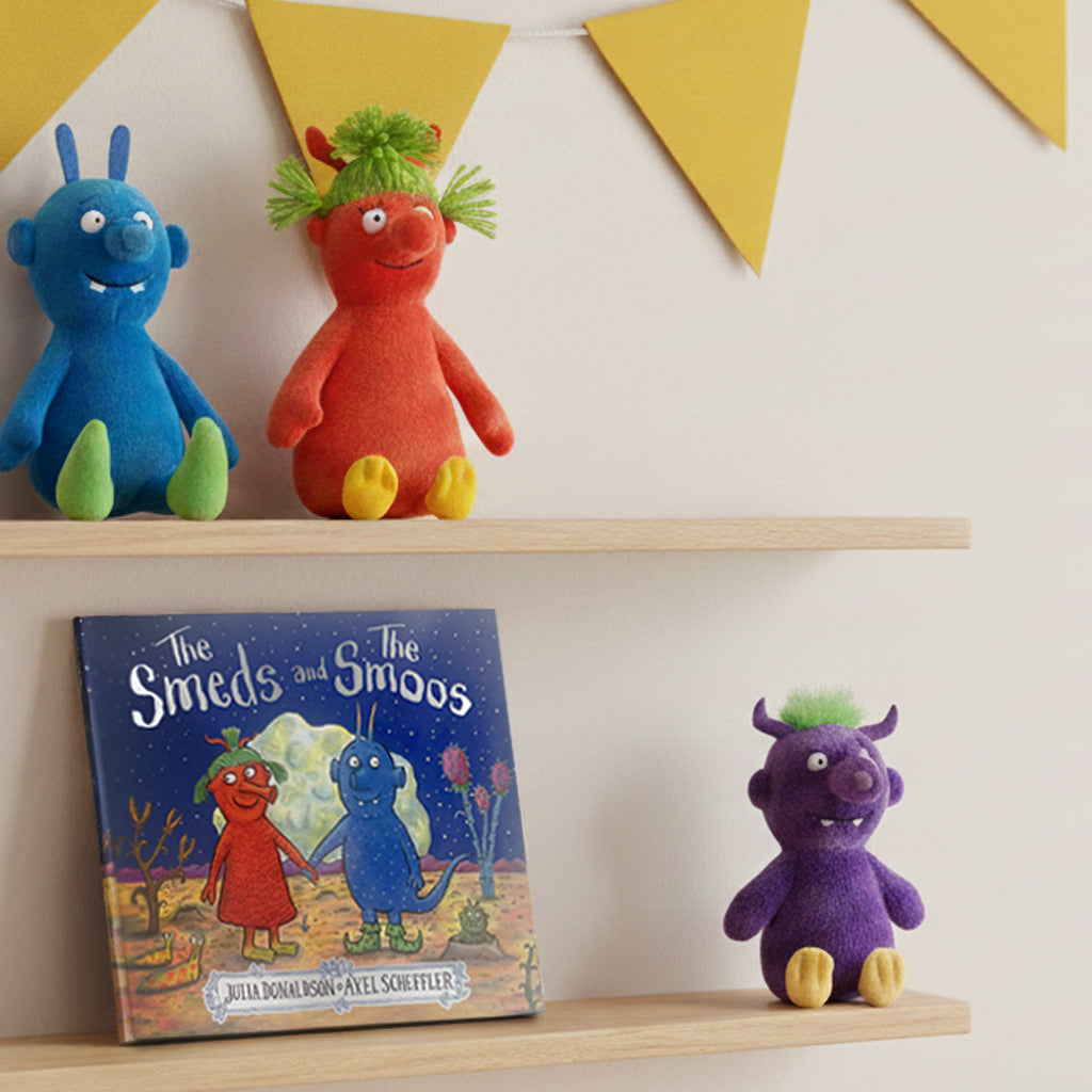 The Smeds and The Smoos Soft Toy Trio with Storybook