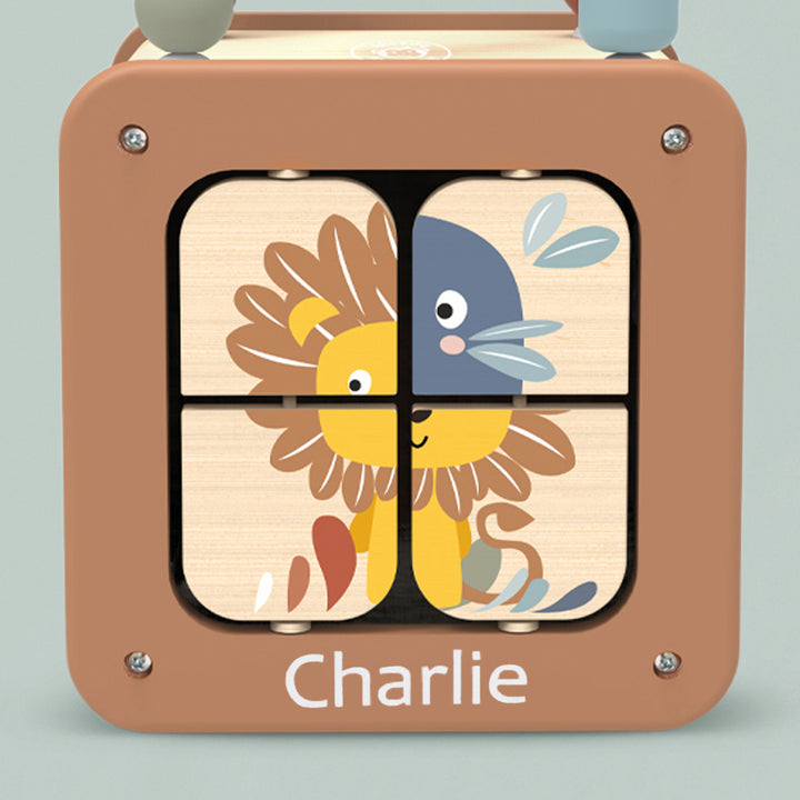 Personalised Speedy Monkey Activity Cube