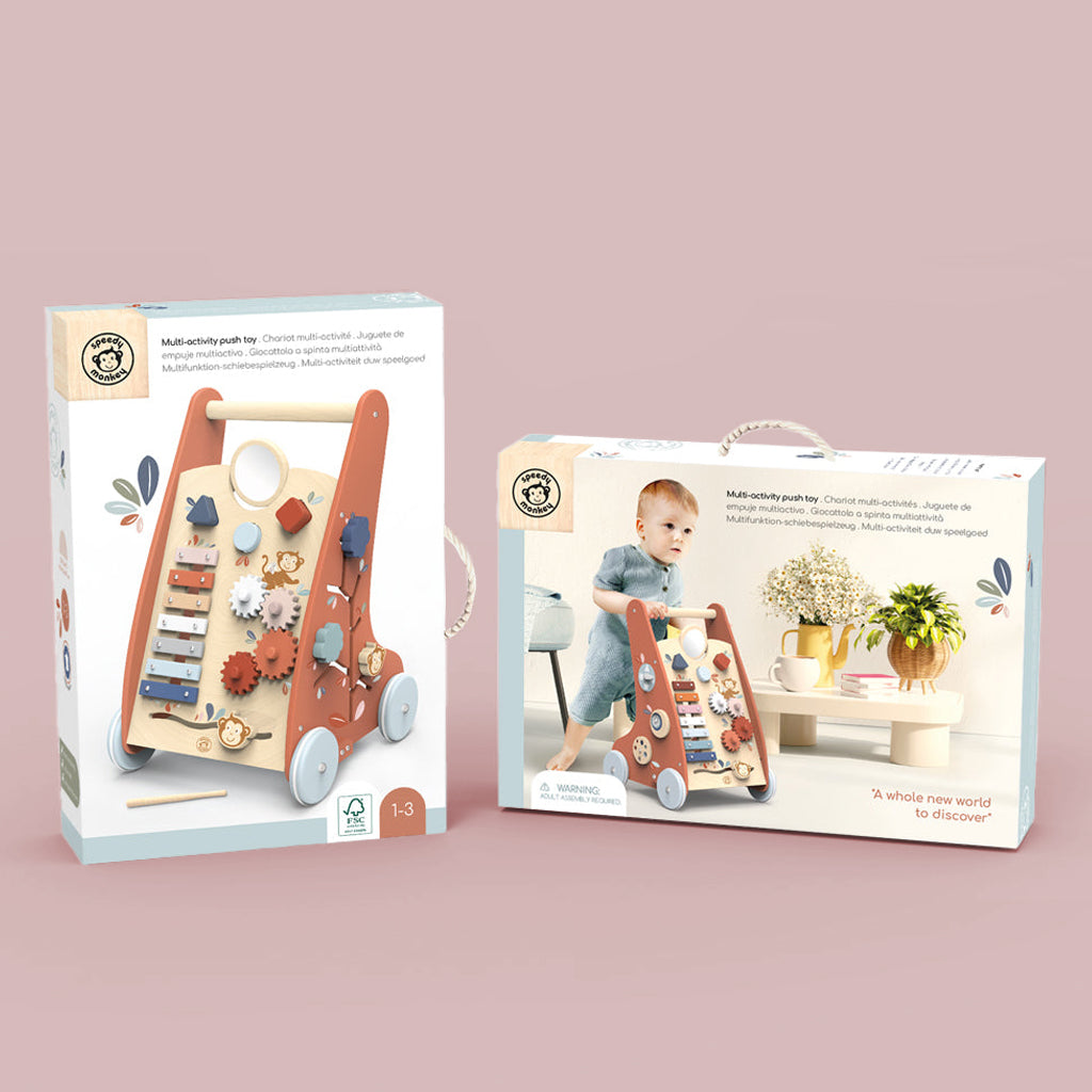 Speedy Monkey Multi-Activity Baby Walker