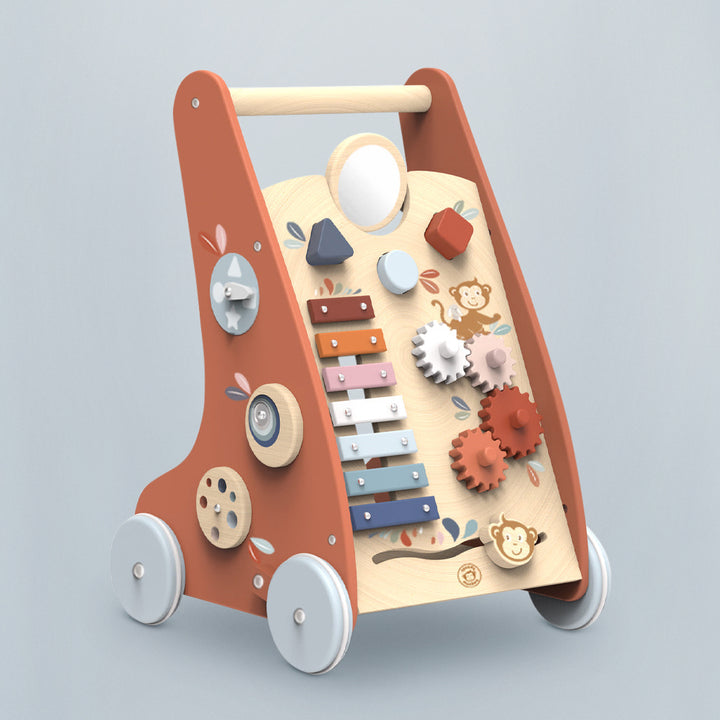 Multi-Activity Wooden Baby Walker 