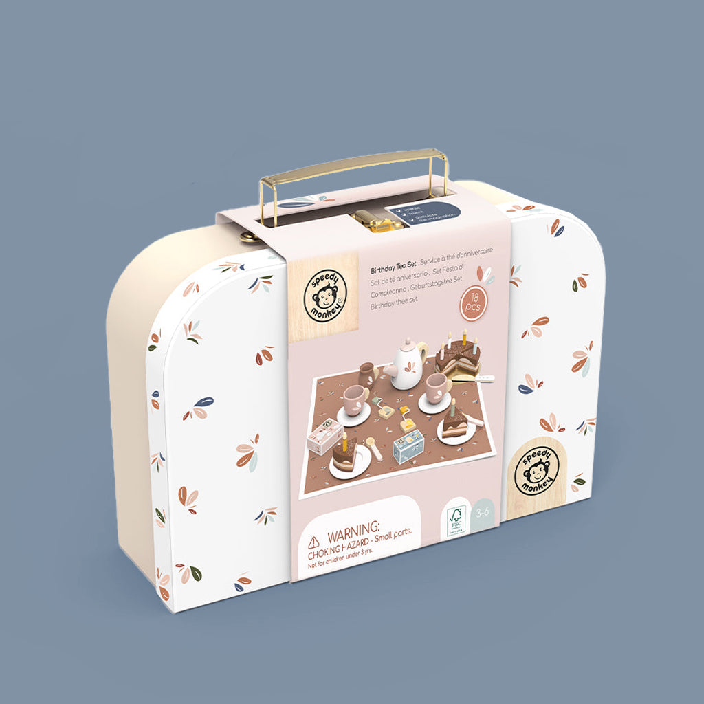 Speedy Monkey Birthday Tea Set Case