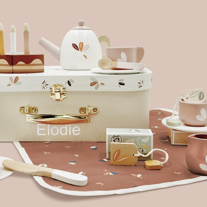 Speedy Monkey Personalised Birthday Tea Set Contents 