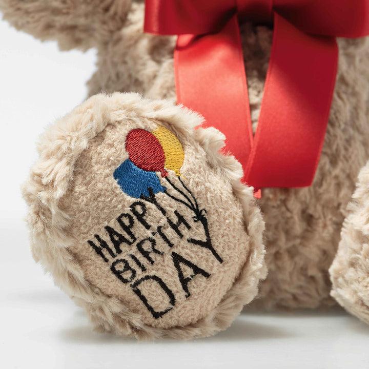 Steiff Jimmy Happy Birthday Bear, Close Up