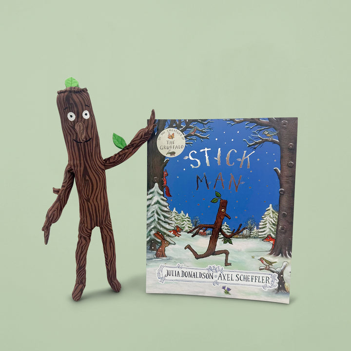 Stick Man Soft Toy and Book Gift Set