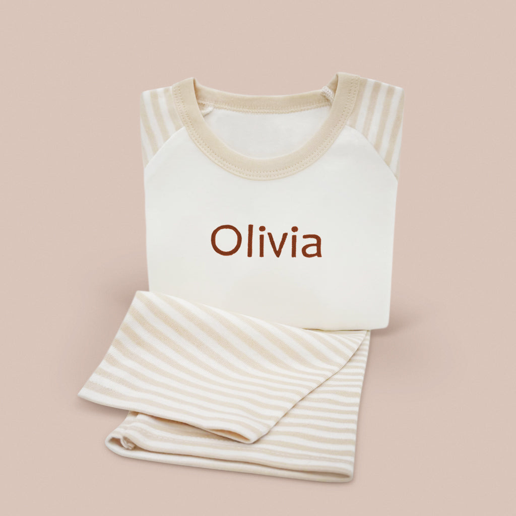 Personalised Baby Pyjamas 6-12 months