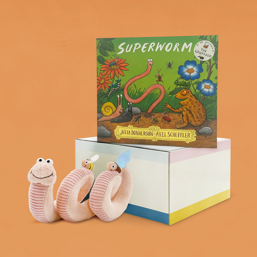 Superworm Soft Toy and Storybook Toddler Gift Set
