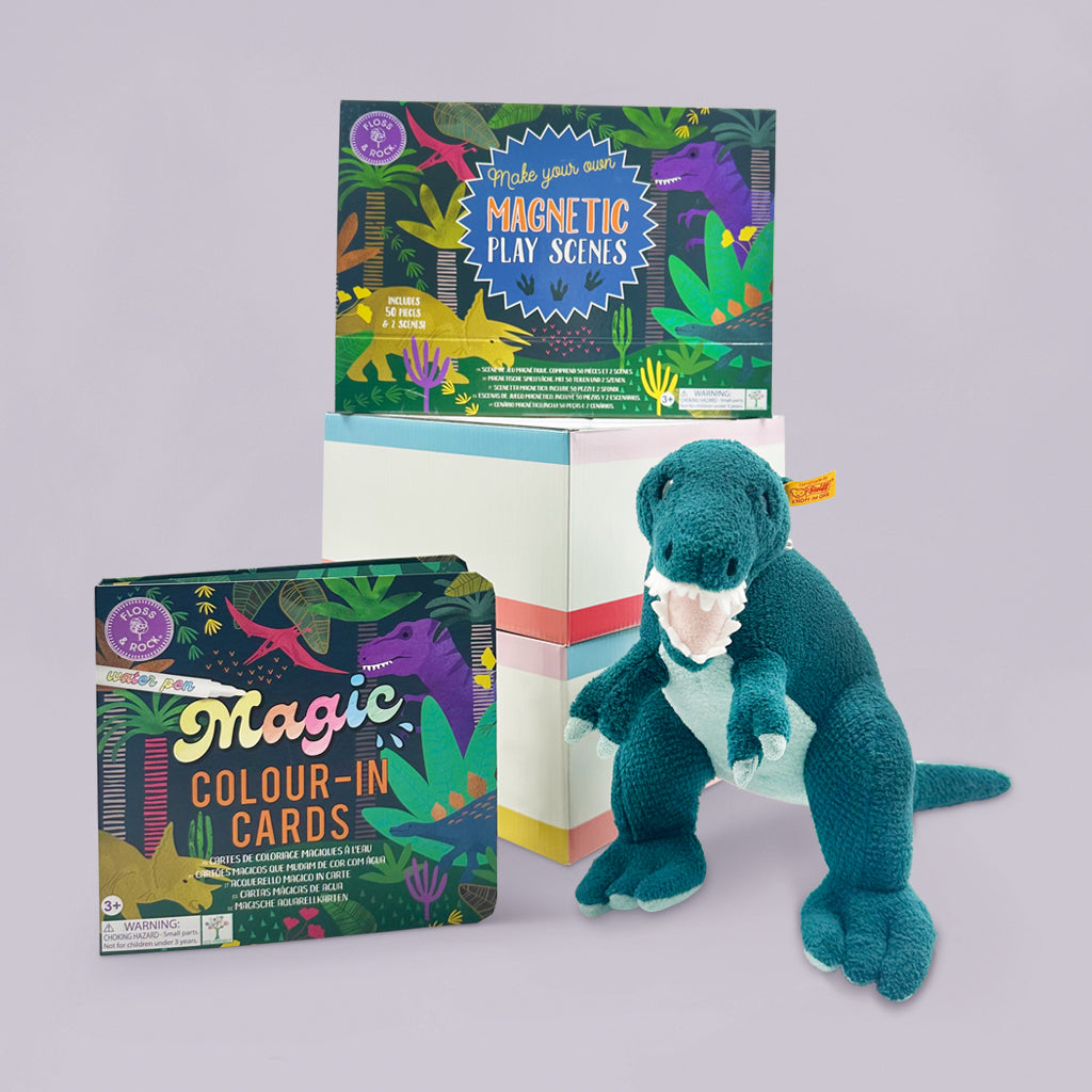 Dinosaur Activity Play Set with Thaisen T Rex | Steiff | Floss & Rock ...