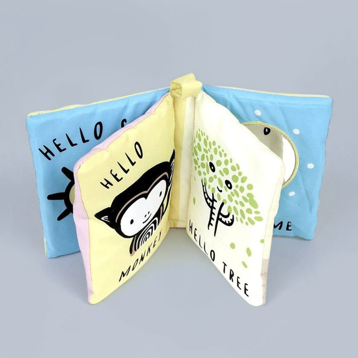 Personalised Morris Monkey Soft Toy With Snuggle Wrap and Book, Blue