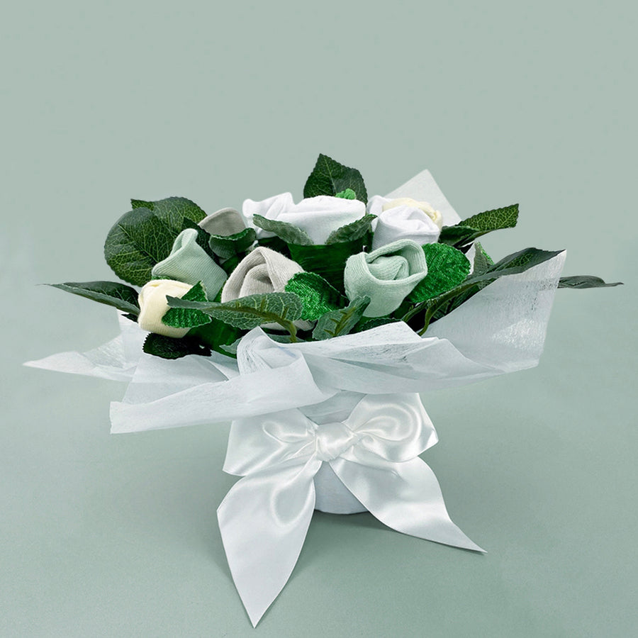 Babyblooms' Welcome Baby Clothes Posy, Neutral