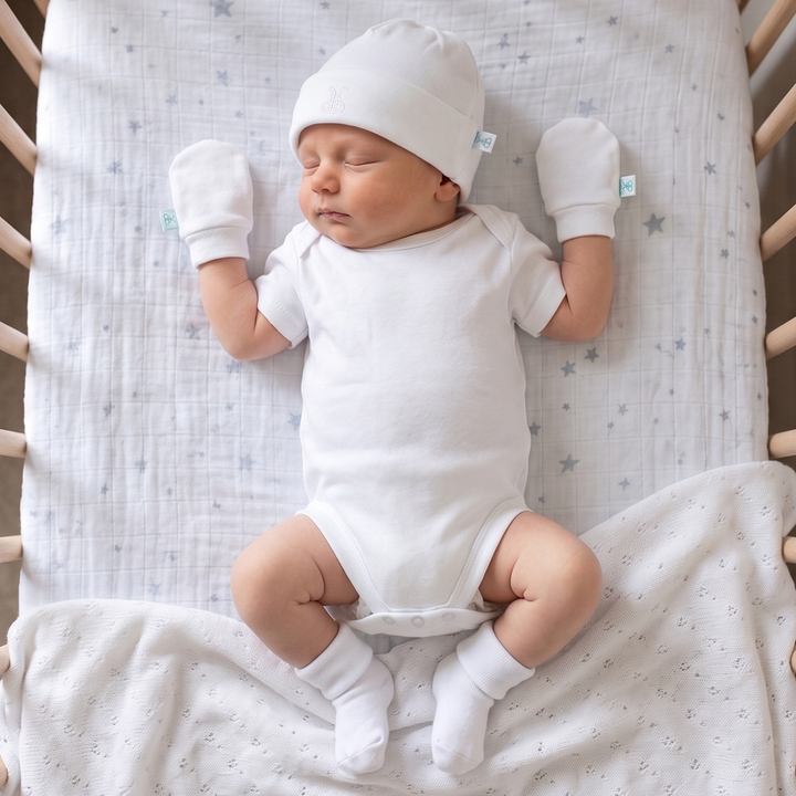 Welcome Baby Clothes Posy New Baby Gift, Neutral