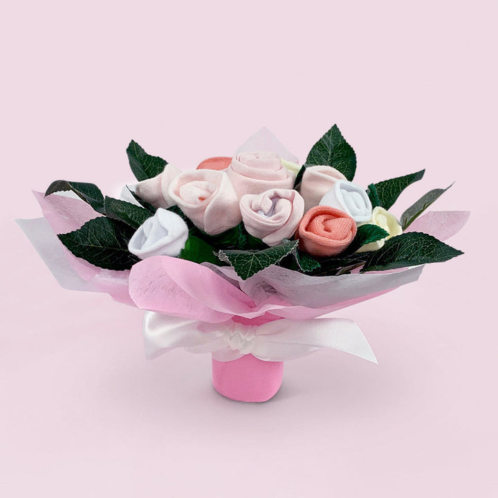 Babyblooms' Welcome Baby Clothes Posy, Pink