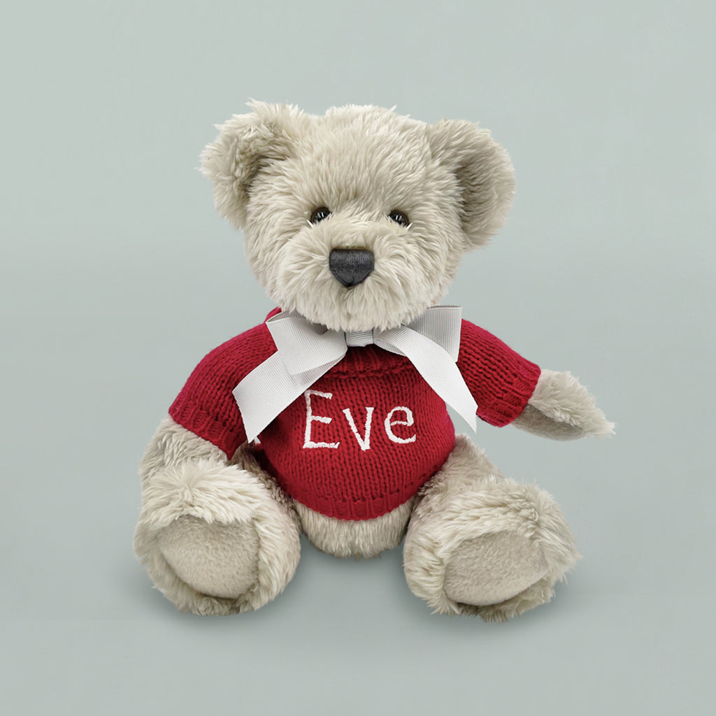 Personalised Berkeley Bear's Christmas Morning Breakfast Set, Red