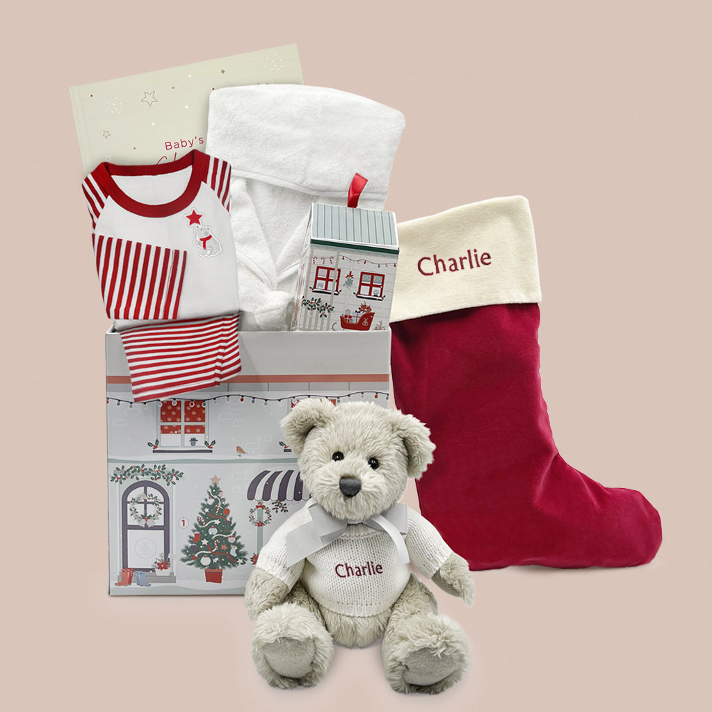 Babys First Christmas Hamper Personalised Christmas Eve Hamper