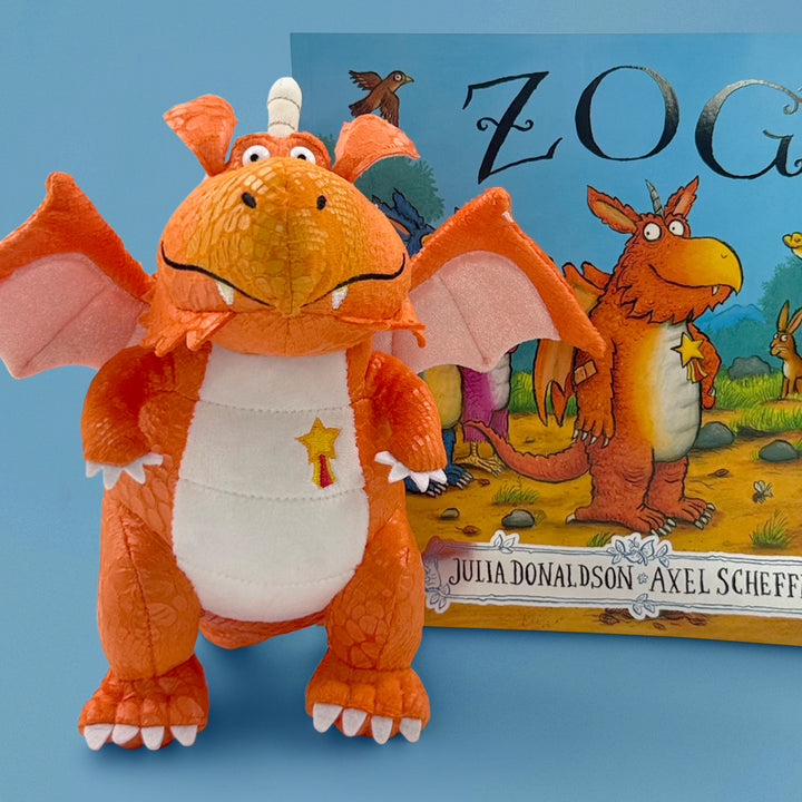 Zog the Dragon Soft Toy and Storybook Toddler Gift Set