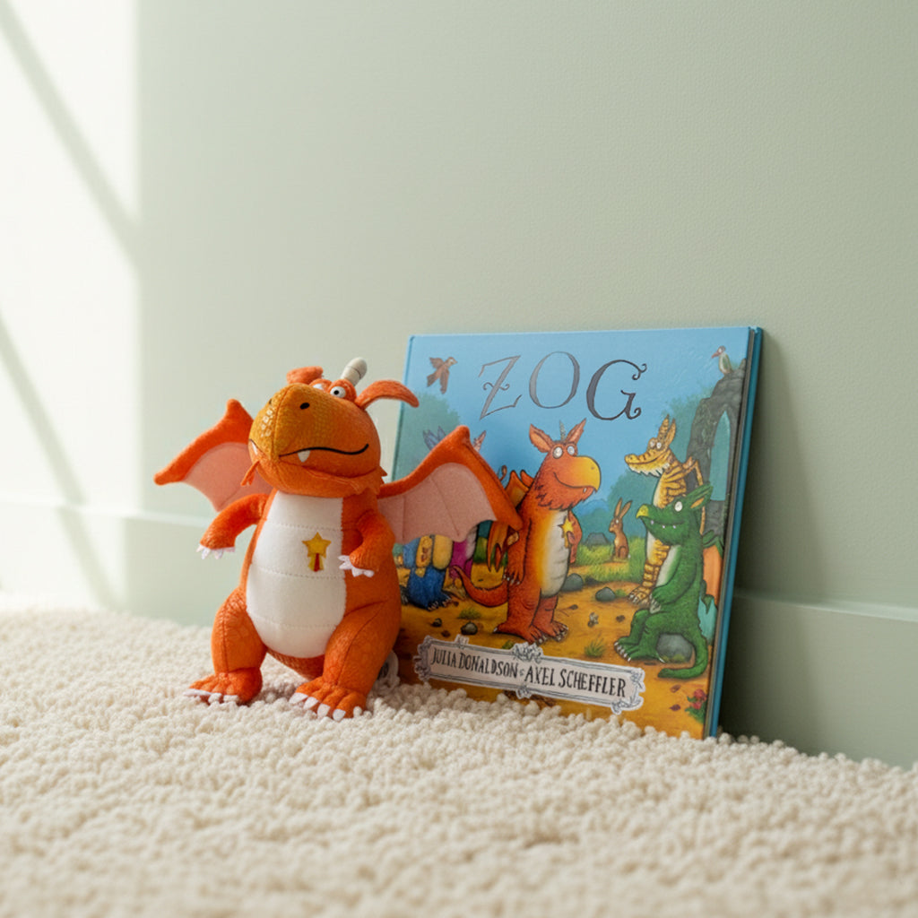 Zog the Dragon Soft Toy and Storybook Toddler Gift Set