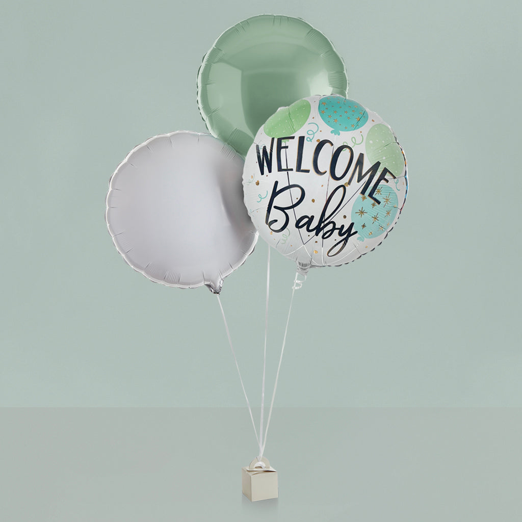 Welcome Baby Balloon Trio