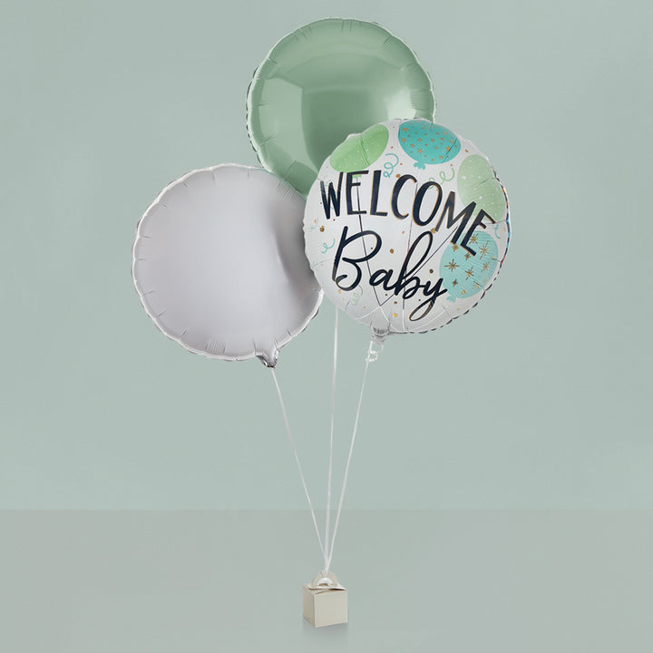 Welcome Baby Balloon Trio