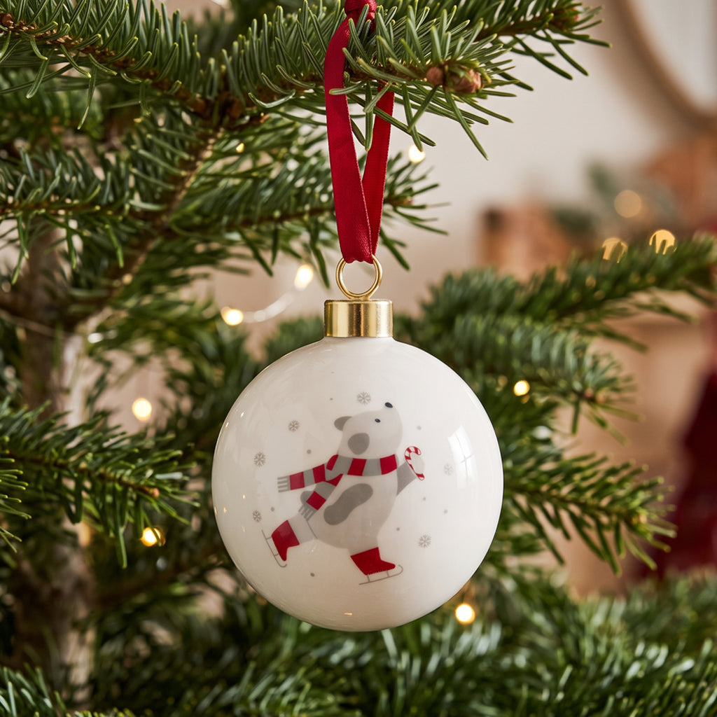 Baby's First Christmas Teddy Bear Bauble